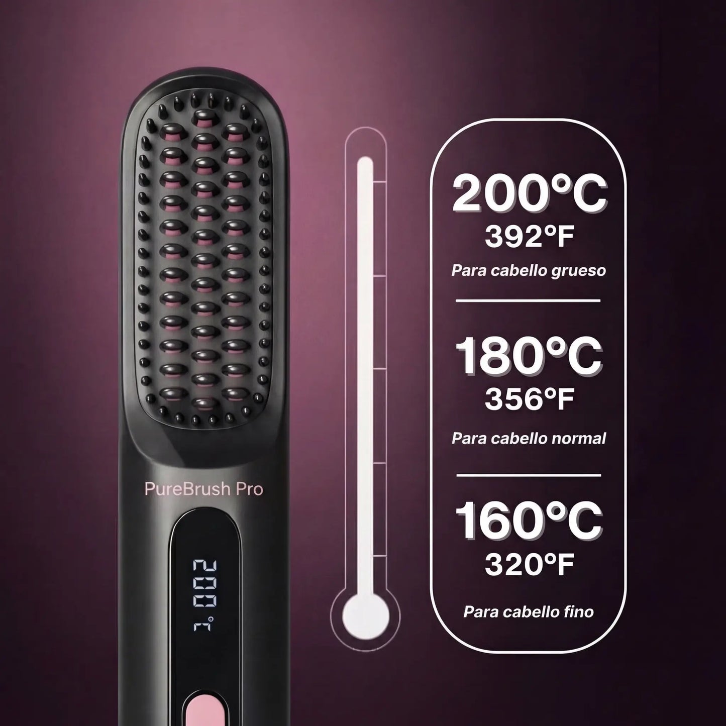 el 1er Cepillo Alisador para Cabello Corto