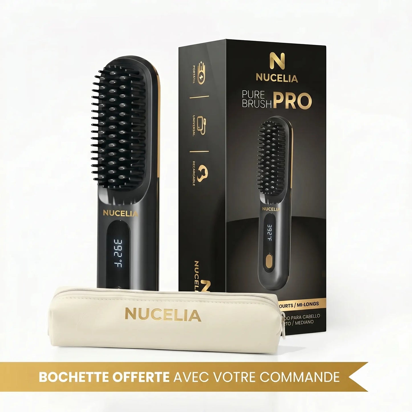 El PRIMER cepillo alisador inteligente para cabello corto