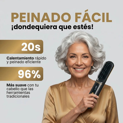 El PRIMER cepillo alisador inteligente para cabello corto