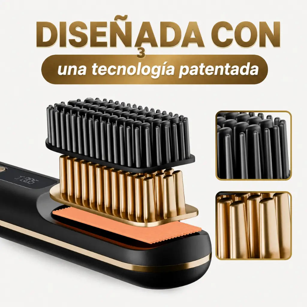 El PRIMER cepillo alisador inteligente para cabello corto