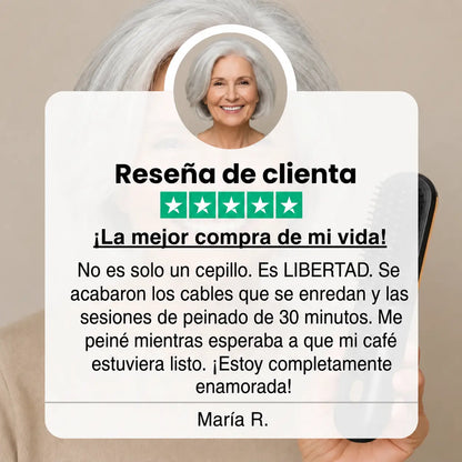 El PRIMER cepillo alisador inteligente para cabello corto