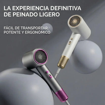 Secador iónico de alta velocidad | Secado rápido, anti-frizz y brillo
