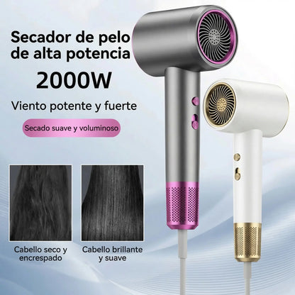 Secador iónico de alta velocidad | Secado rápido, anti-frizz y brillo