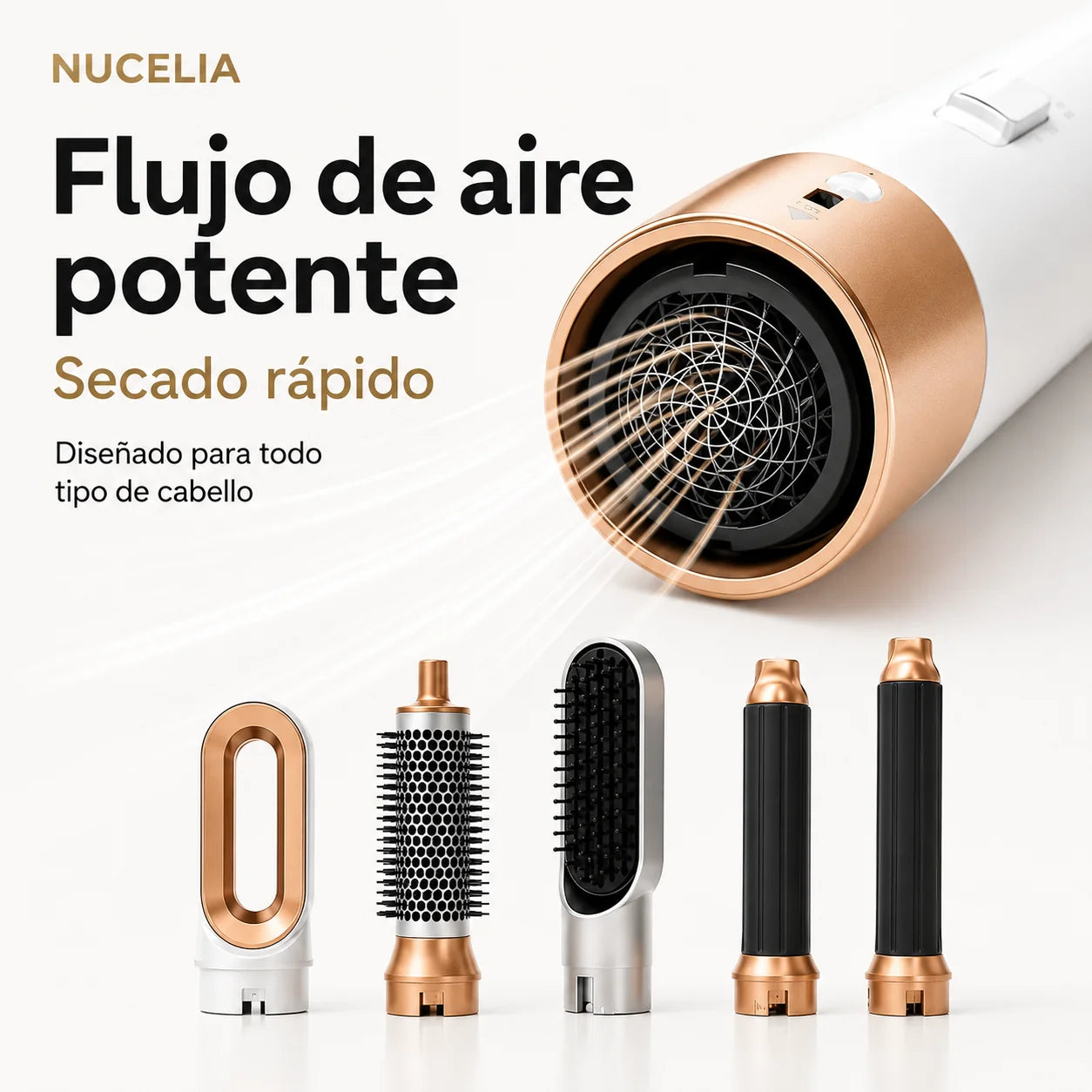 PureAir PRO 5 en 1 | Seca, alisa, riza y da volumen