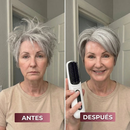 el 1er Cepillo Alisador para Cabello Corto