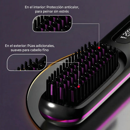 el 1er Cepillo Alisador para Cabello Corto