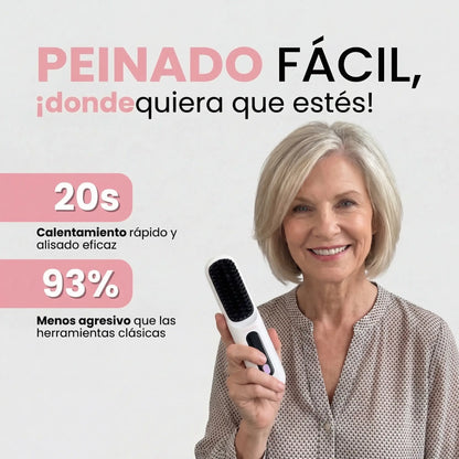 el 1er Cepillo Alisador para Cabello Corto