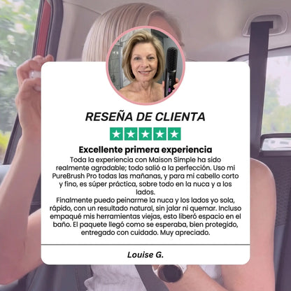 el 1er Cepillo Alisador para Cabello Corto