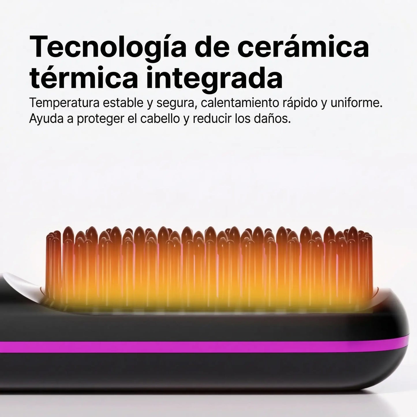 el 1er Cepillo Alisador para Cabello Corto