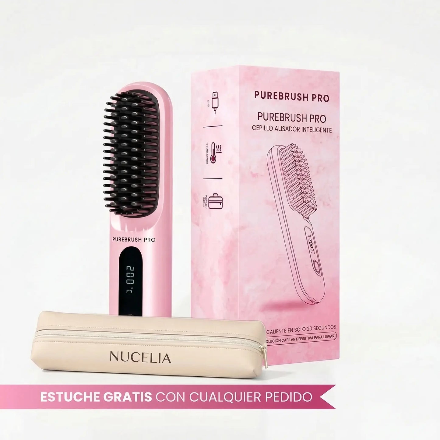 el 1er Cepillo Alisador para Cabello Corto