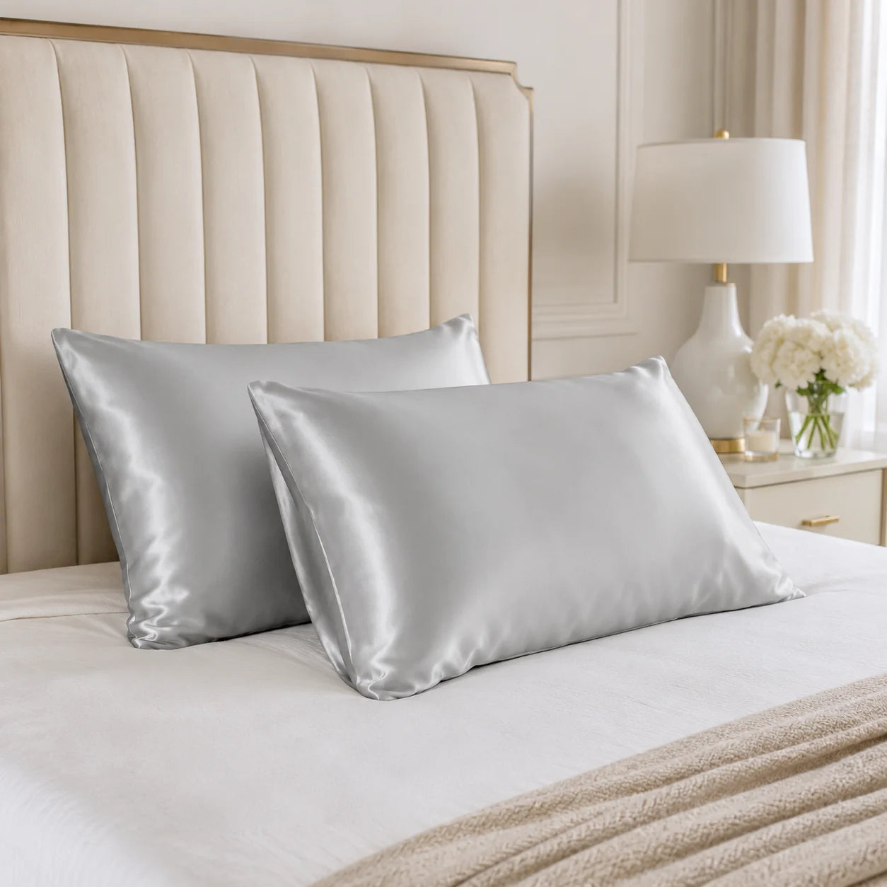 Funda de Almohada de Satén | Protege el cabello y la piel durante la noche